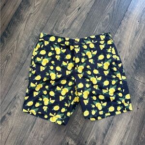 Lemon Print Women's Shorts